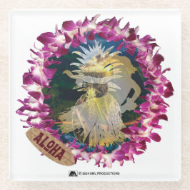 POSAVASOS DE VIDRIO ALOHA 27