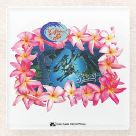 POSAVASOS DE VIDRIO ALOHA 2 10