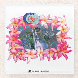 POSAVASOS DE VIDRIO ALOHA 2 4 VERSIÓN 2