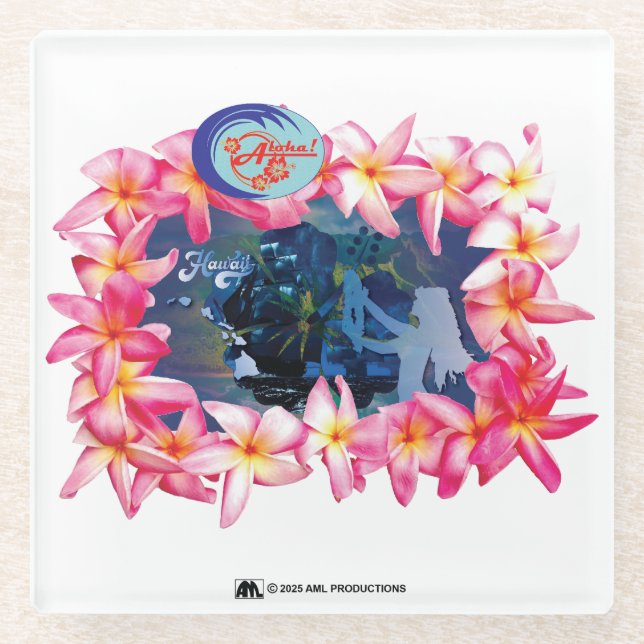 POSAVASOS DE VIDRIO ALOHA 2 5 VERSIÓN 1 (Anverso)