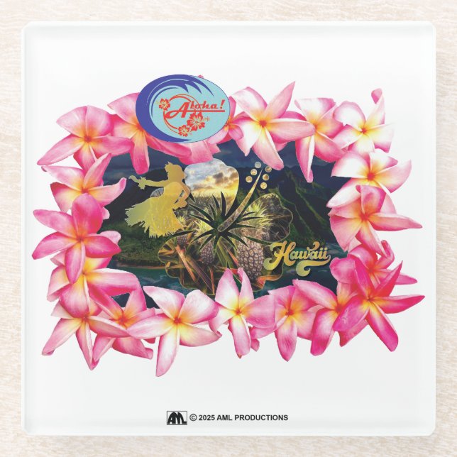 POSAVASOS DE VIDRIO ALOHA 2 7 VERSIÓN 3 (Anverso)