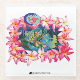 POSAVASOS DE VIDRIO ALOHA 2 9