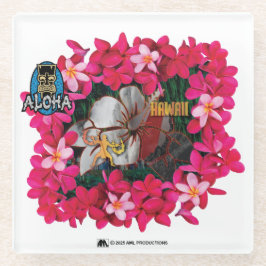 POSAVASOS DE VIDRIO ALOHA 3