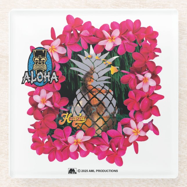 POSAVASOS DE VIDRIO ALOHA 3 2 (Anverso)