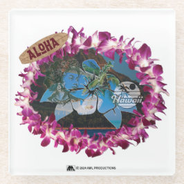 POSAVASOS DE VIDRIO ALOHA 40