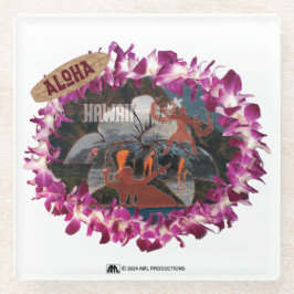 POSAVASOS DE VIDRIO ALOHA 41