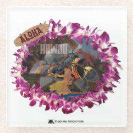 POSAVASOS DE VIDRIO ALOHA 43