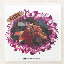 POSAVASOS DE VIDRIO ALOHA 45 VERSIÓN 1