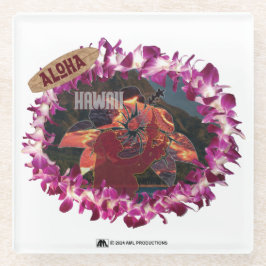 POSAVASOS DE VIDRIO ALOHA 45 VERSIÓN 2