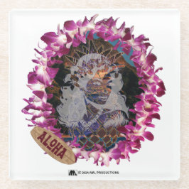 POSAVASOS DE VIDRIO ALOHA 49 VERSIÓN 2