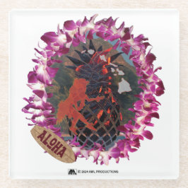 POSAVASOS DE VIDRIO ALOHA 52