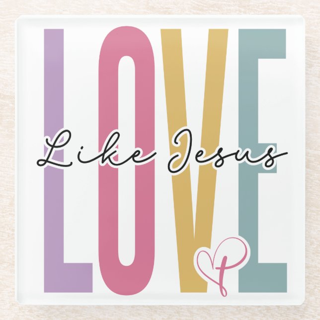 Posavasos De Vidrio Amar (Anverso)