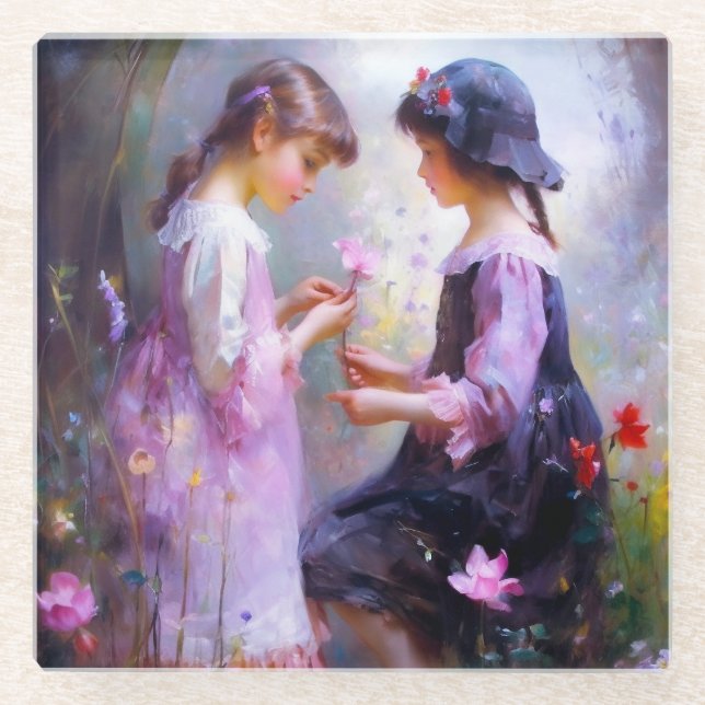 Posavasos De Vidrio Amar (Anverso)