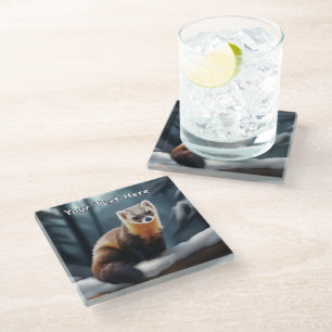 Posavasos De Vidrio American Pine Marten