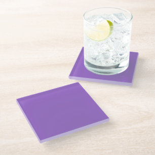 Posavasos De Vidrio Ametista (color sólido)