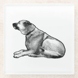Posavasos De Vidrio Amigo Pixel Hush