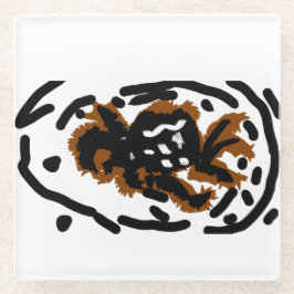 Posavasos De Vidrio Amo de Spider Latte