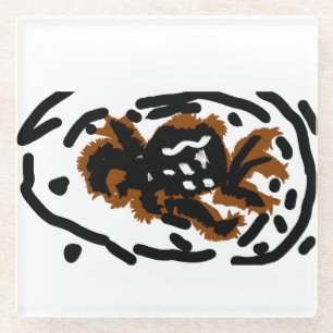 Posavasos De Vidrio Amo de Spider Latte