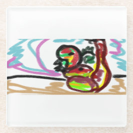 Posavasos De Vidrio Amor de las serpientes