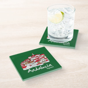 Posavasos De Vidrio Andalucía 2