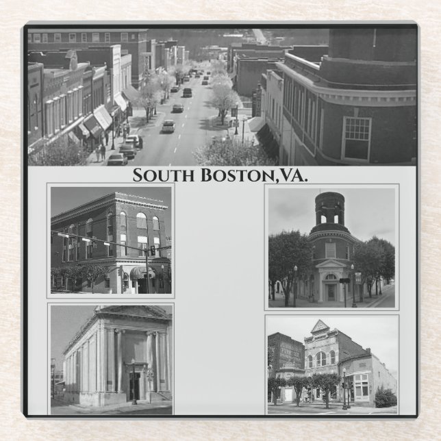 Posavasos De Vidrio Anders Artistry, South Boston, VA. (Anverso)