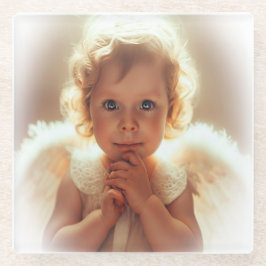 Posavasos De Vidrio Ángel