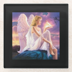 Posavasos De Vidrio Ángel