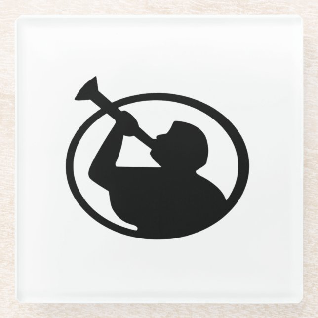Posavasos De Vidrio Angel Moroni LDS Coaster (Anverso)