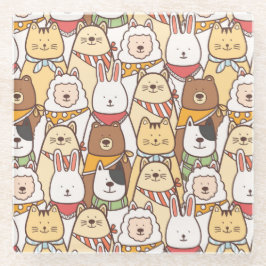 Posavasos De Vidrio Animales de corte