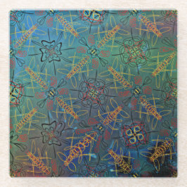 Posavasos De Vidrio Antena