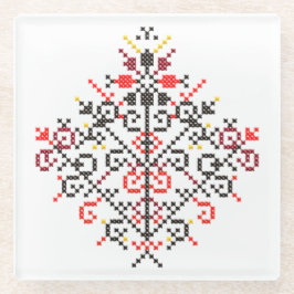 POSAVASOS DE VIDRIO ÁRBOL DE LA VIDA