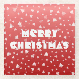 Posavasos De Vidrio Árbol de Navidad