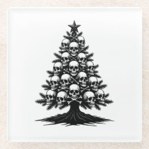 Posavasos De Vidrio Árbol de Navidad Gótico II