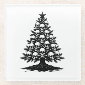 Posavasos De Vidrio Árbol de Navidad Gótico II