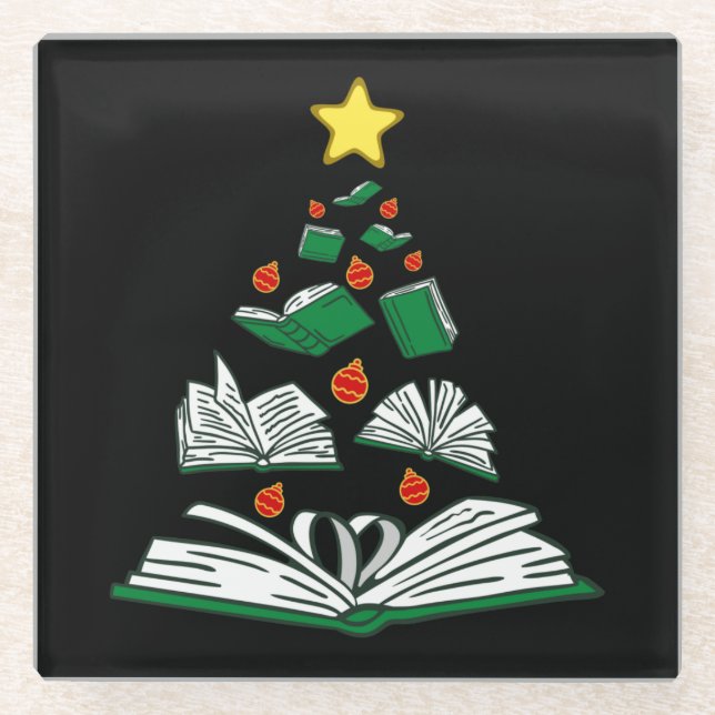 Posavasos De Vidrio Árbol navideño florín III (Anverso)