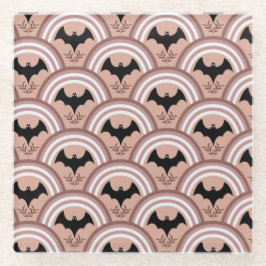 Posavasos De Vidrio Arcoiris de Halloween