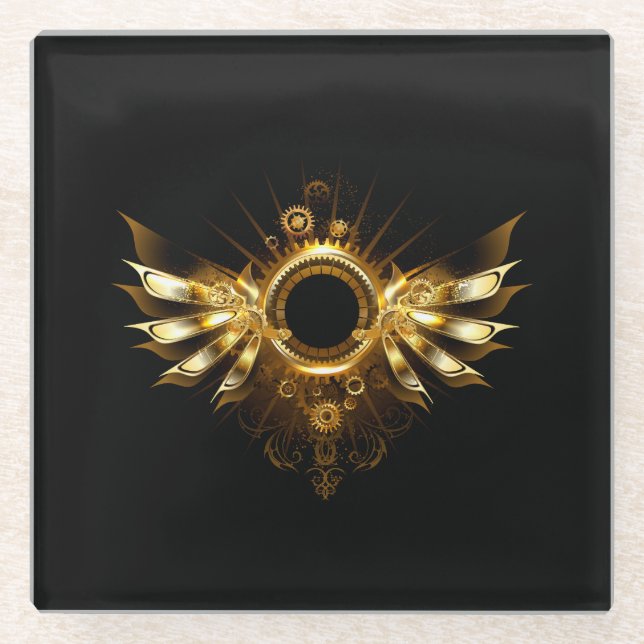 Posavasos De Vidrio Areas de vapor (Anverso)