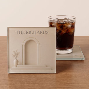 Posavasos De Vidrio Arquitectura de lujo personalizada
