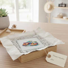 Posavasos De Vidrio Arrecifes de arrecife Arco Arcoiris Flip Flags