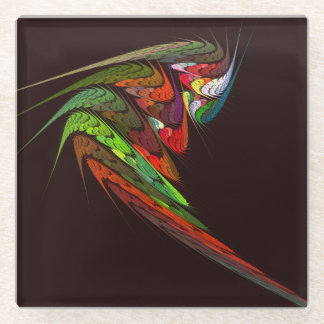 Posavasos De Vidrio Arte abstracto de Chameleon