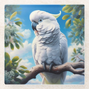 Posavasos De Vidrio Arte de Cockatoo