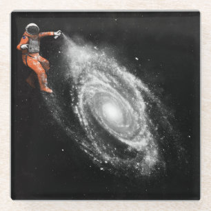 Posavasos De Vidrio Arte el Florent Bodart del espacio