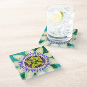 Posavasos De Vidrio Arte hawaiano hermoso