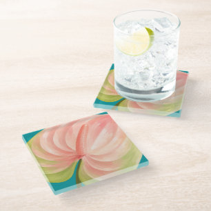 Posavasos De Vidrio Arte hawaiano hermoso