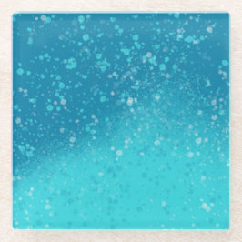 Posavasos De Vidrio Arte minimalista: Hielo fracturado