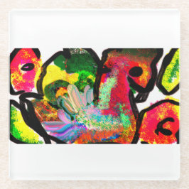 Posavasos De Vidrio Arte primaveral