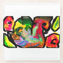 Posavasos De Vidrio Arte primaveral