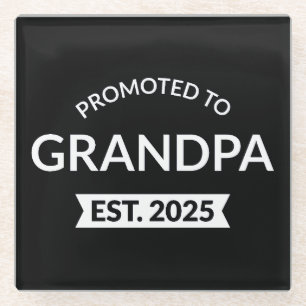 Posavasos De Vidrio Ascendido Al Abuelo Este. II 2025