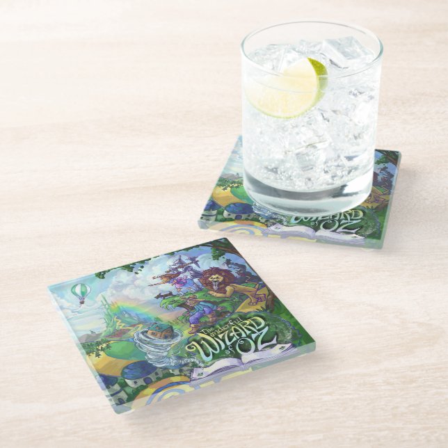 Posavasos De Vidrio Asistente de Arte Oz (Angular)