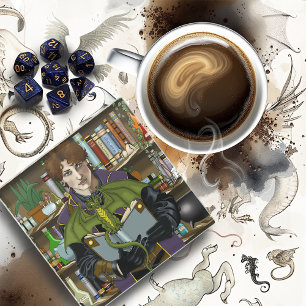 Posavasos De Vidrio Asistente para la fantasía Libera Pociones de drag